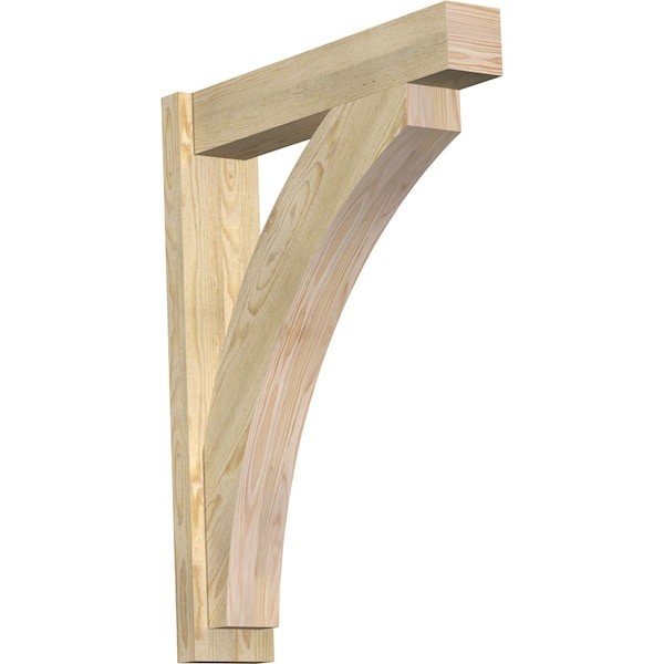Ekena Millwork Thorton Block Rough Sawn Outlooker, Douglas Fir, 6"W x 28"D x 36"H OUT06X28X36THR05RDF - main
